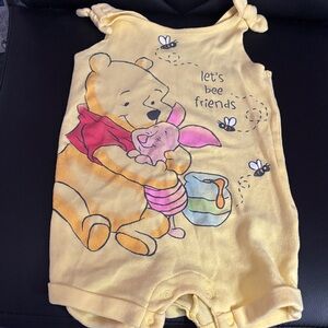 Primark Yellow Winnie the Pooh Bodysuit